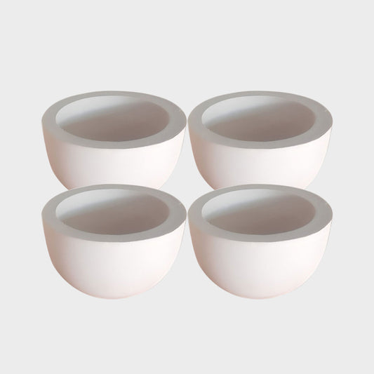 Art Studio Crucibles for Melting Glass DM-7.1 Inches with hole or without hole*4