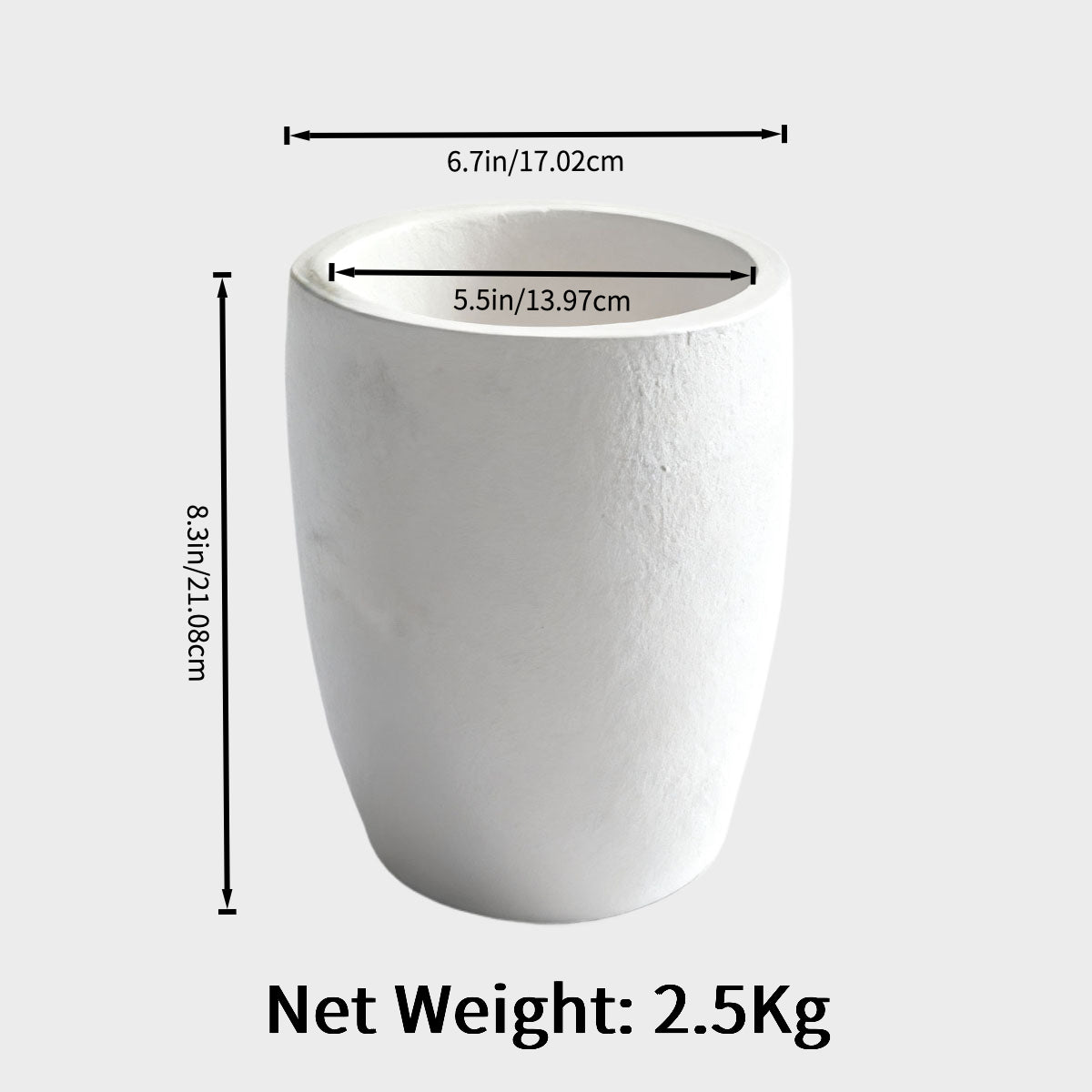 Art Studio Crucibles for Melting Glass DM-6.7Inches * 4